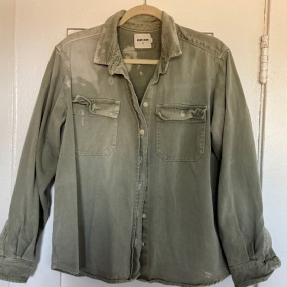 Rudy Jude Adult Chamois Shirt - Green Bean / L